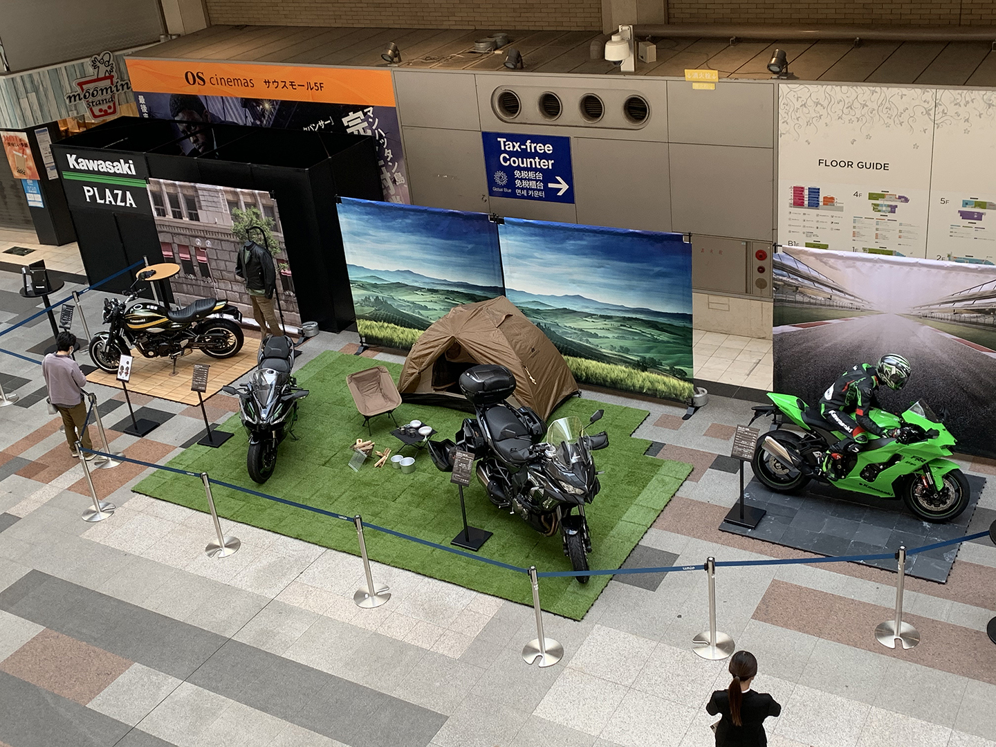 カワサキプラザ展示会 神戸Umie